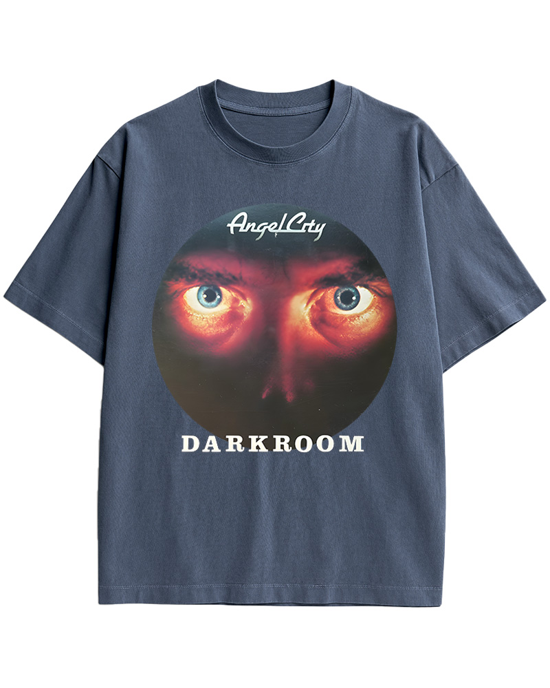 TheRetroTee Darkroom 1980s Music Cotton T-Shirt