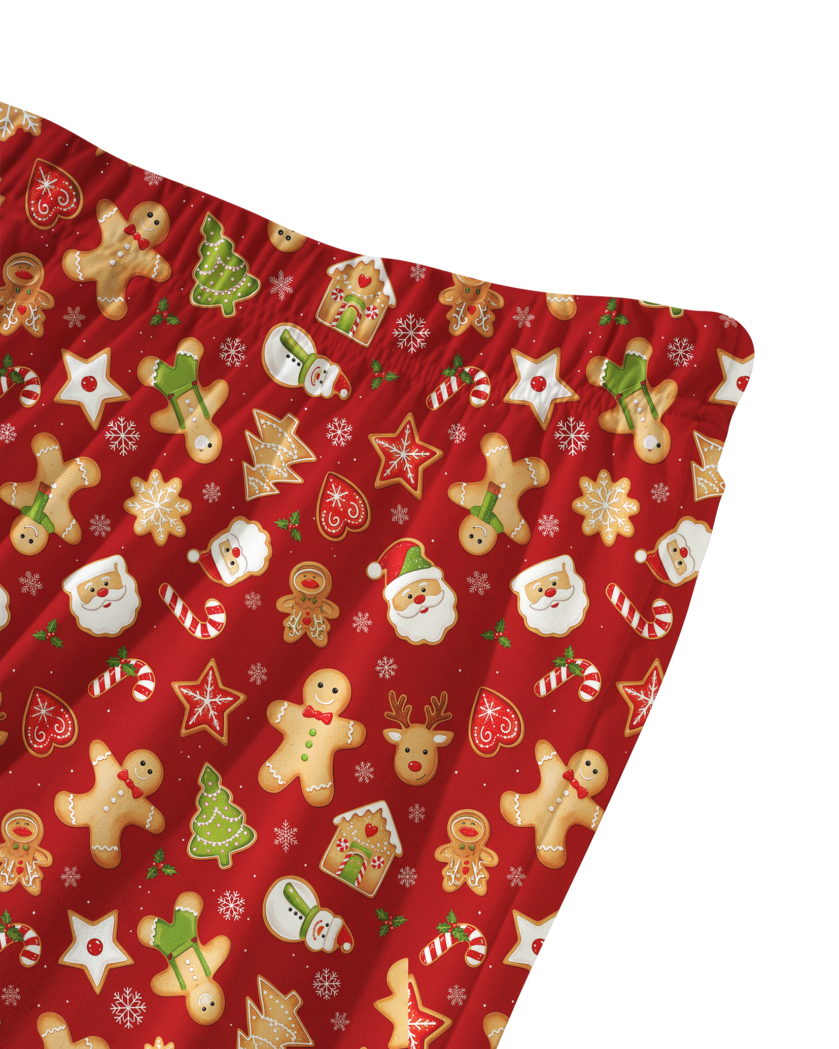 TheRetroTee Gingerbread Cookies  Vintage Pajama Set