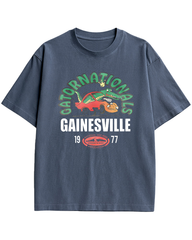 TheRetroTee NHRA Eye-Catching 1970s Cotton T-Shirt