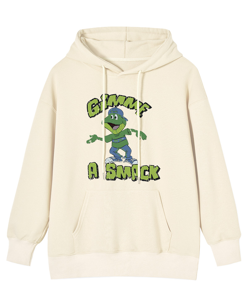TheRetroTee Gimme A Smack Soft Adult Cotton Hoodie