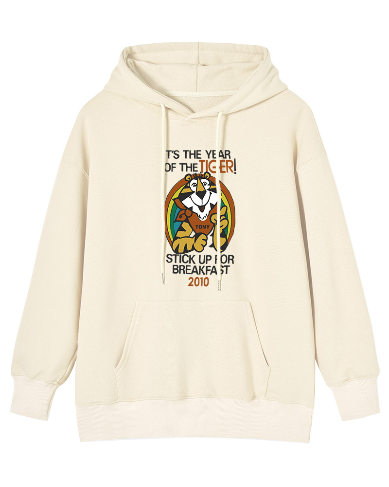 TheRetroTee Frosted Flakes - Year Of The Tiger Juniors 1970s Cotton Hoodie