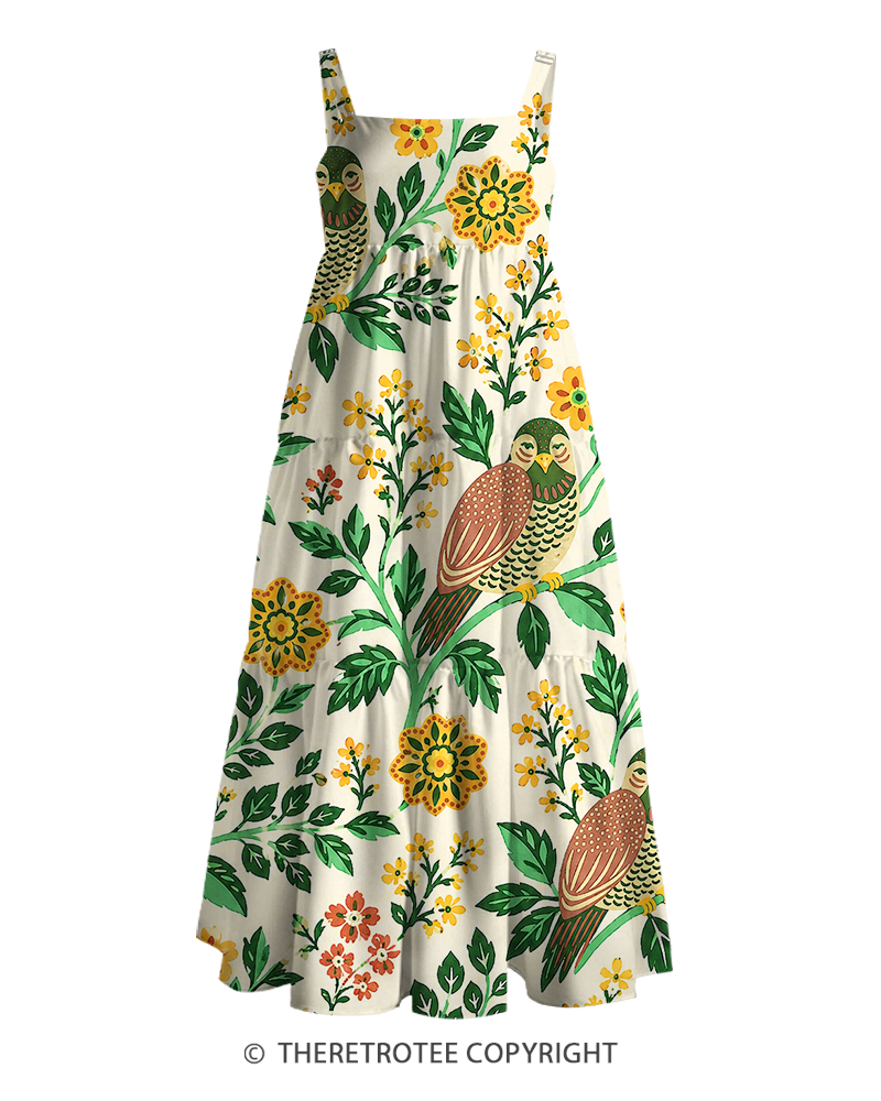 TheRetroTee ——  Vintage Straps Maxi Dress