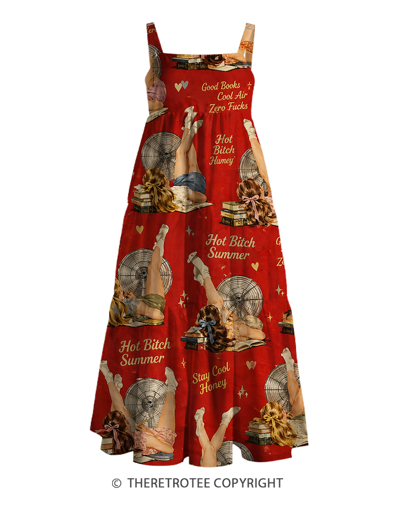 TheRetroTee ——  Vintage Straps Maxi Dress