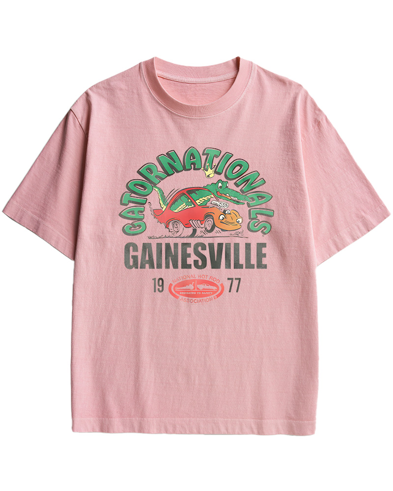 TheRetroTee NHRA Eye-Catching 1970s Cotton T-Shirt