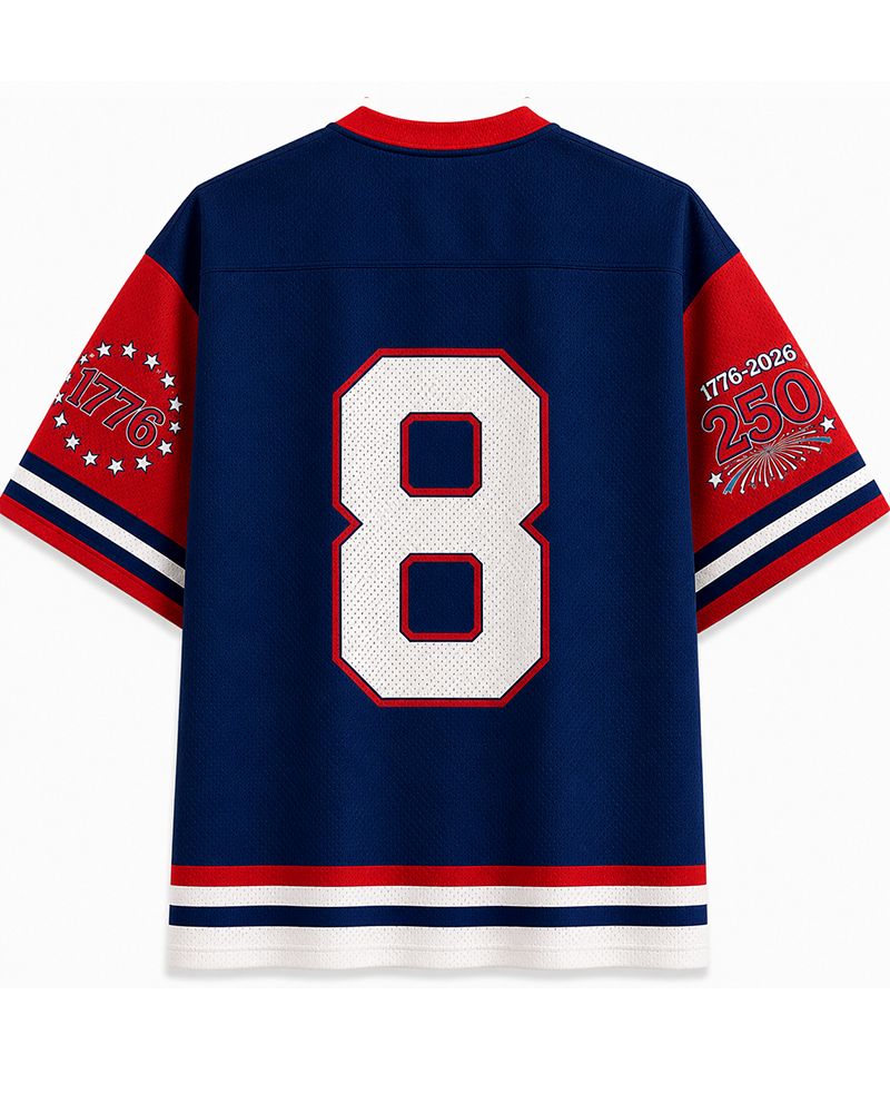 TheRetroTee Babes Love Independence Vintage Mesh Jersey