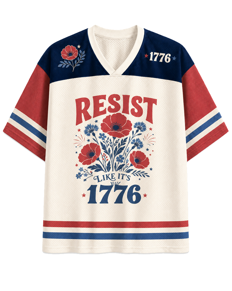 TheRetroTee USA 250th Still Resisting Vintage Mesh Jersey