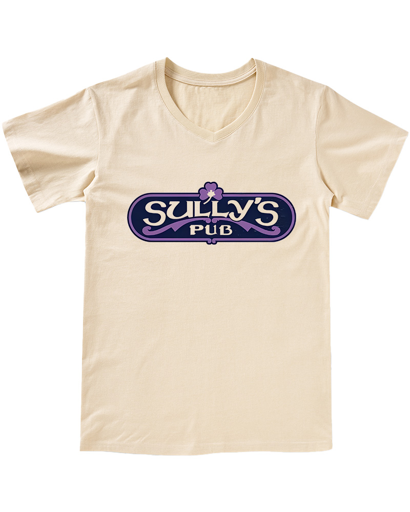 TheRetroTee Bar and Pub Culture Place 1970s V-neck T-Shirt