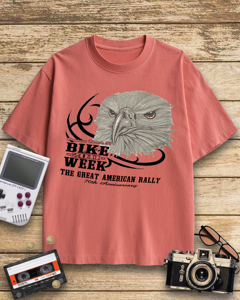 TheRetroTee Vintage Punk Motorcycle Biker Nostalgic T-Shirt