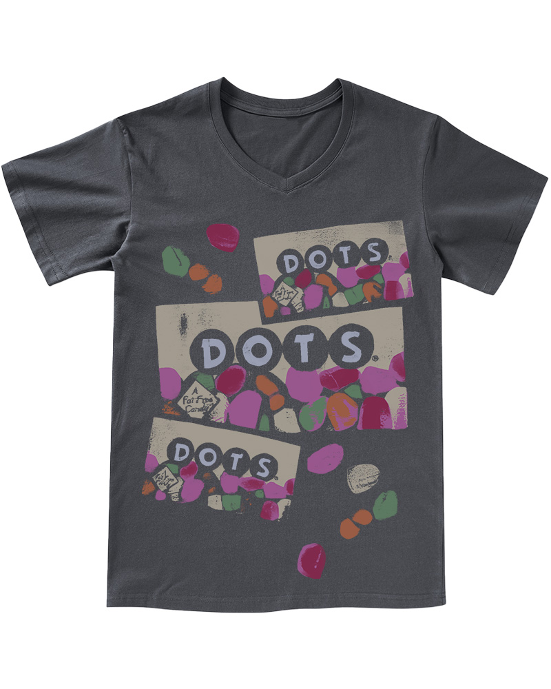 Dots - Logo Juniors V-neck T-Shirt