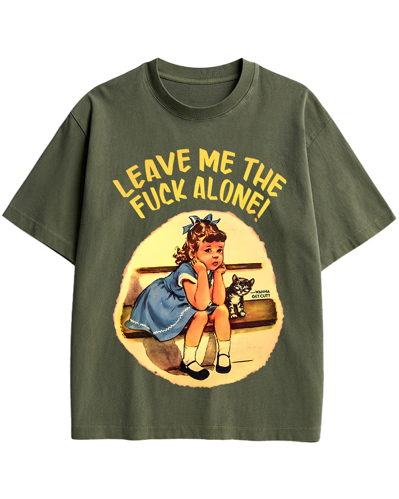 TheRetroTee Everyone Sucks Except My Caт Funny Pin-Up Cotton T-Shirt