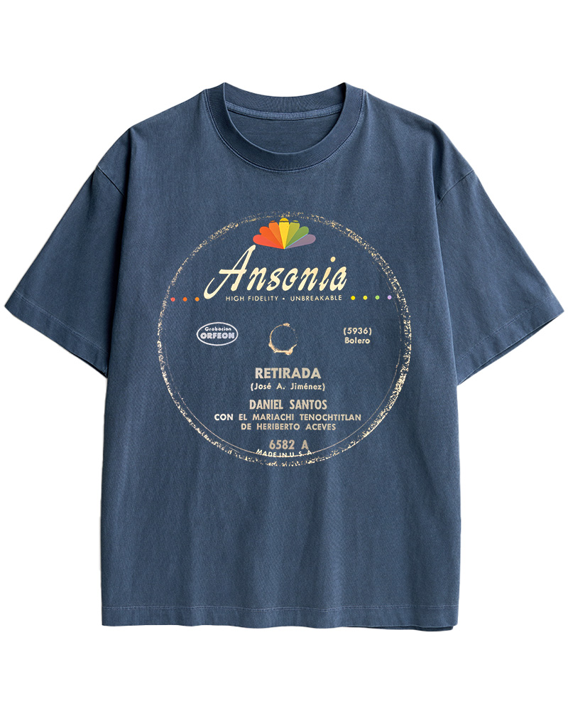 TheRetroTee Amaneci En Tus Brazos 1960s Cotton T-Shirt
