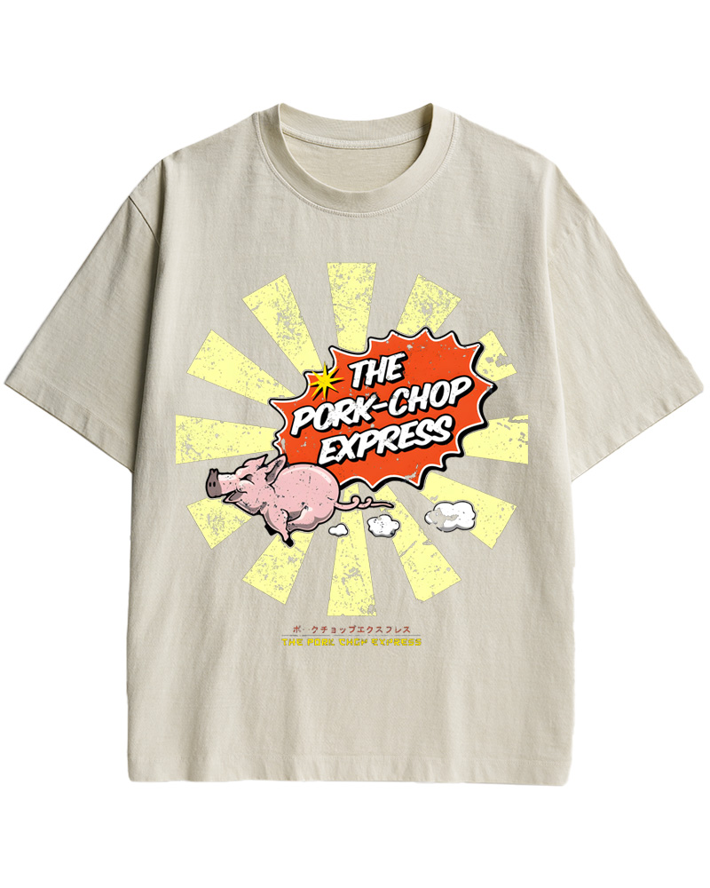 TheRetroTee Retro Humor and Express Graphic Pin-up Cotton T-Shirt