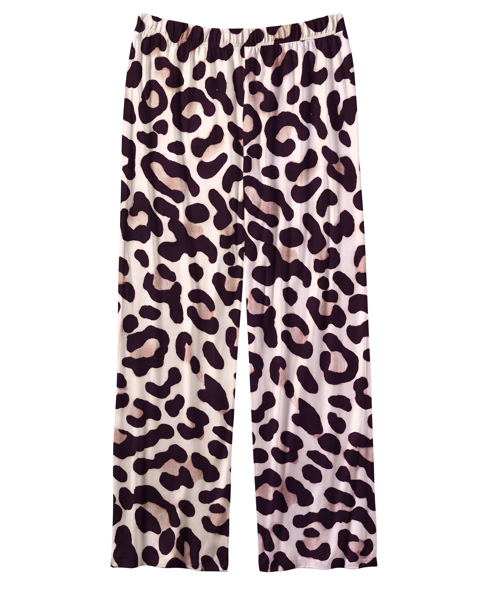 TheRetroTee Dusty Purple Leopard Vintage Pajama Set