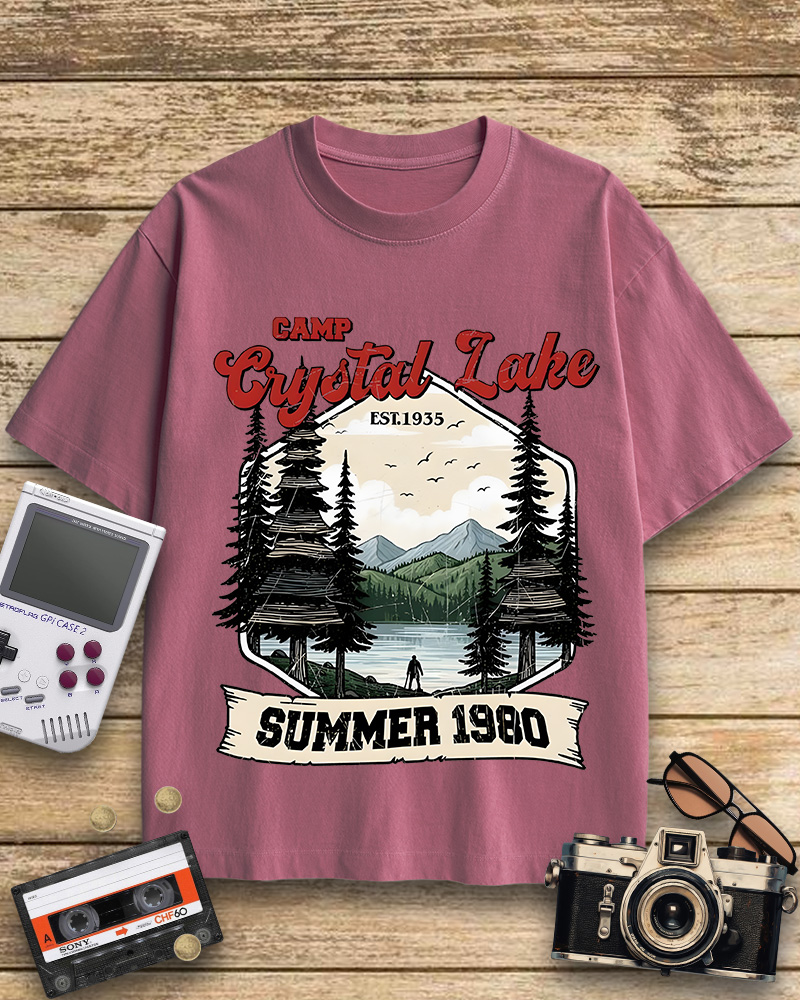 TheRetroTee Friday the 13th Jason Voorhees 1980s Cotton T-Shirt