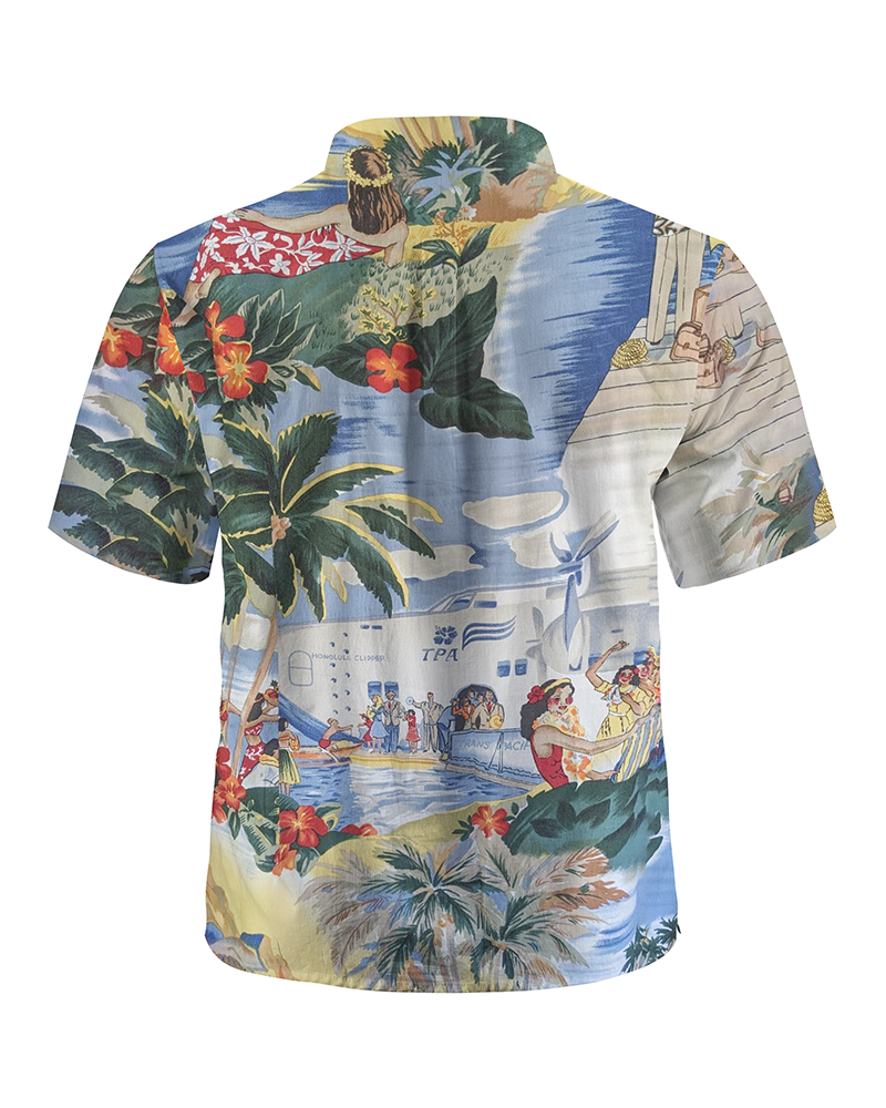 TheRetroTee Transpacific 40's Hawaiian Shirt