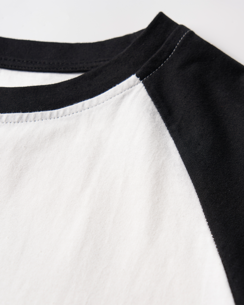 TheRetroTee Rolling Stone 1978 American Tour Nostalgic Raglan Baseball T-Shirt