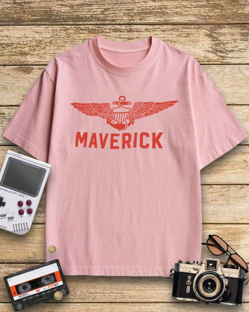 TheRetroTee Maverick. Pilot. Rebel. Legend 1980s T-Shirt