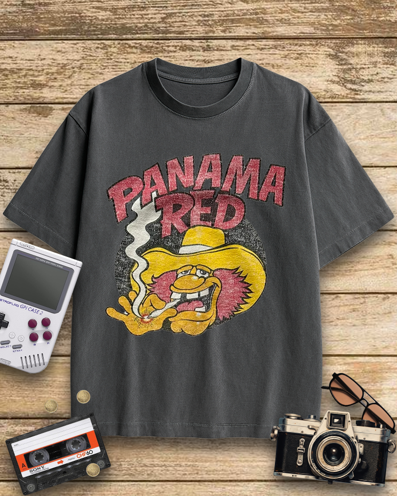 TheRetroTee Vintage Panama Red 1970s T-Shirt