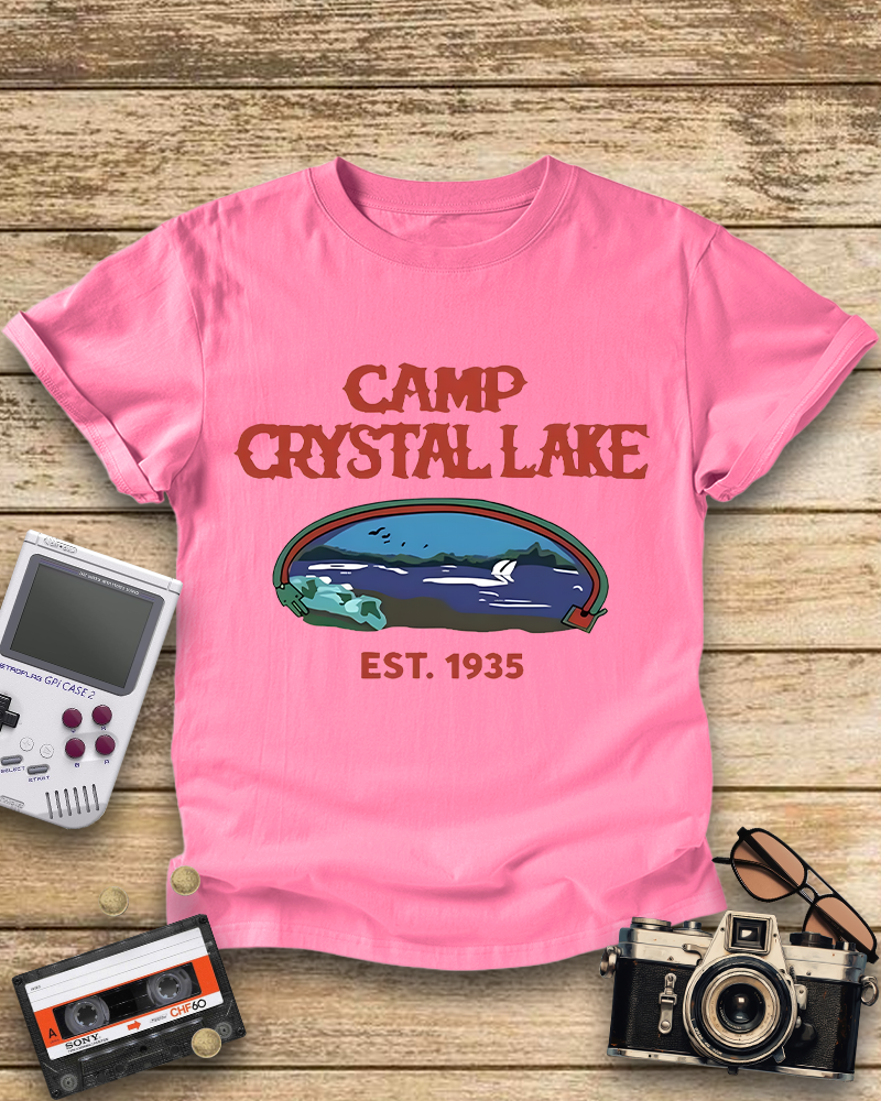 TheRetroTee Friday the 13th Jason Voorhees Horror 1985 Raglan Baseball T-Shirt