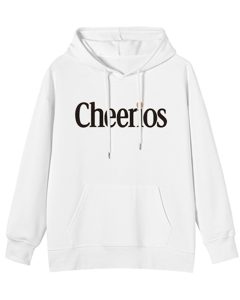 TheRetroTee 1940s Cheerios Breakfast Nostalgic Cotton Hoodie