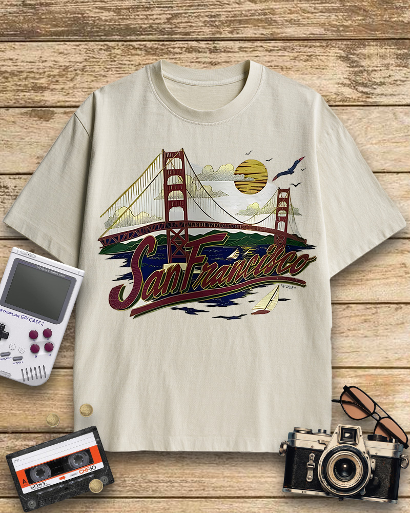 TheRetroTee Vintage San Francisco Cotton T-Shirt