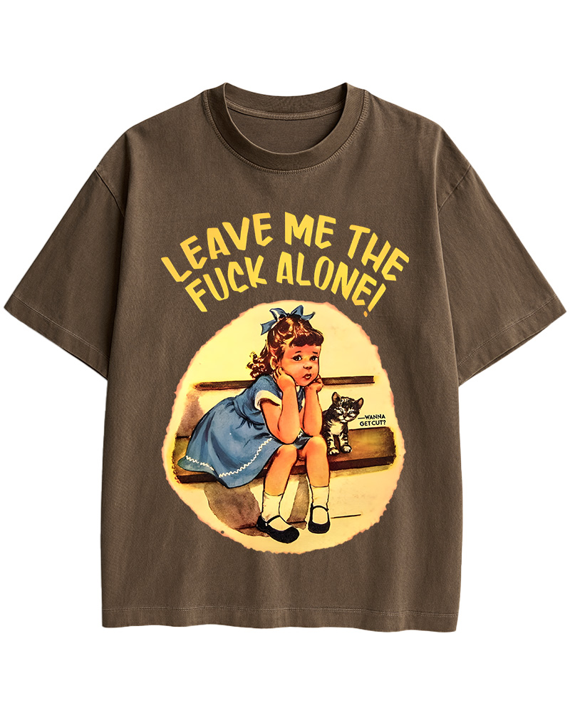 TheRetroTee Everyone Sucks Except My Caт Funny Pin-Up Cotton T-Shirt