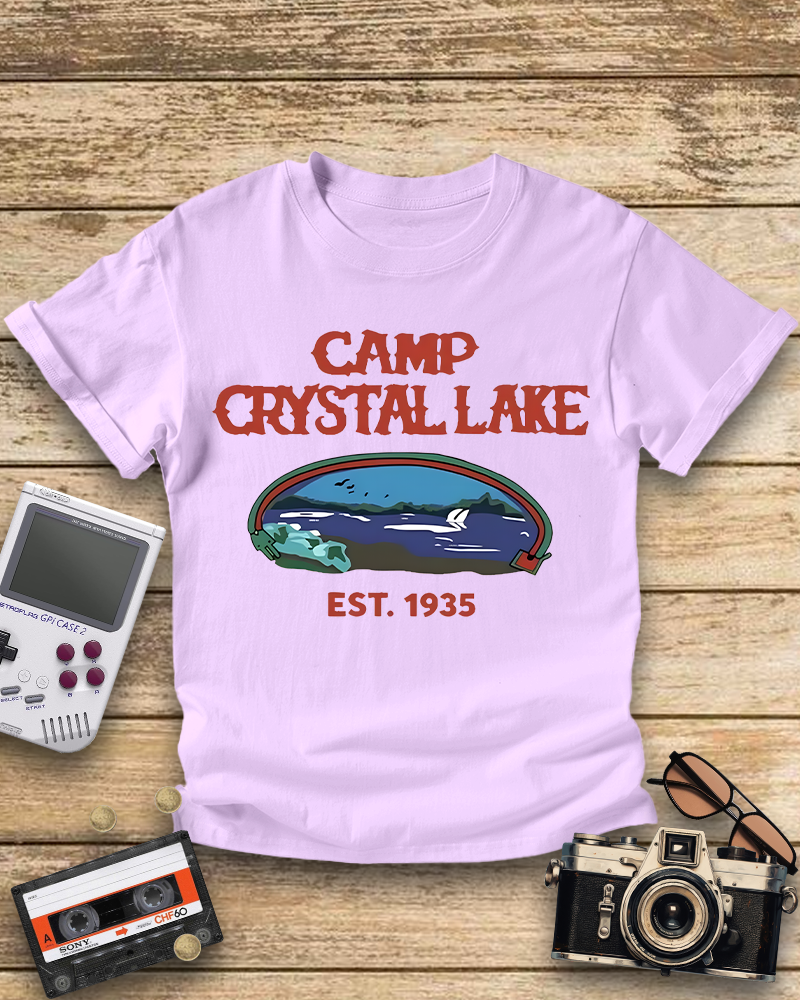 TheRetroTee Friday the 13th Jason Voorhees Horror 1985 Raglan Baseball T-Shirt