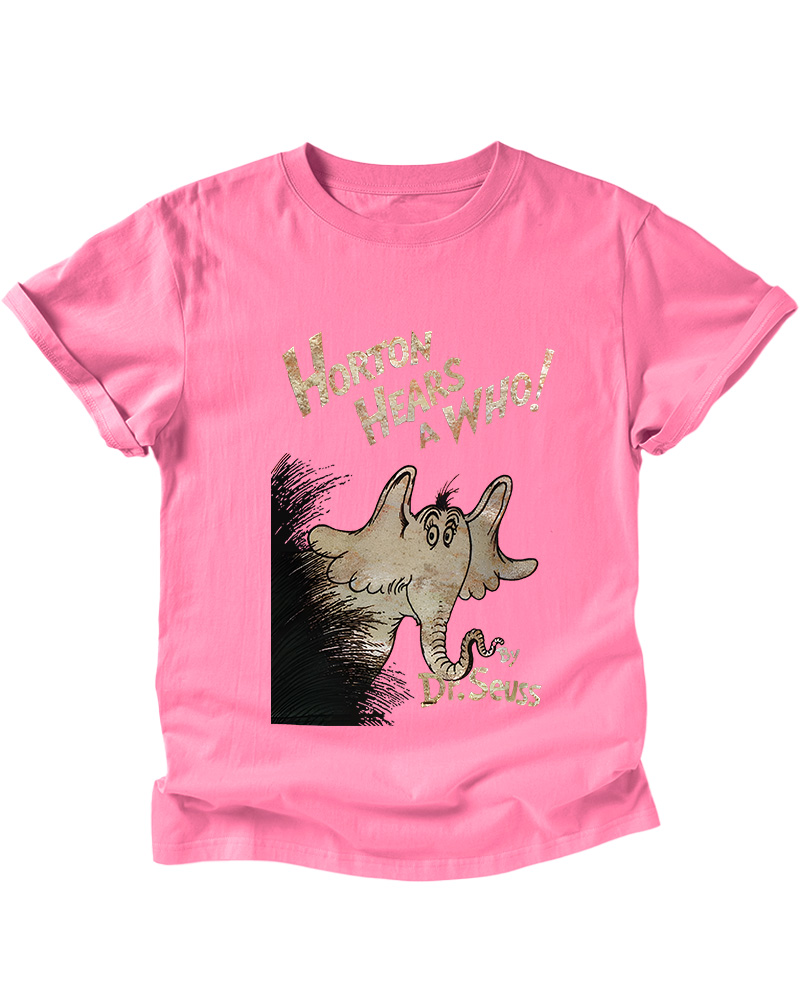 TheRetroTee Horton Hears A Who! Dr. Seuss Kids T-Shirt