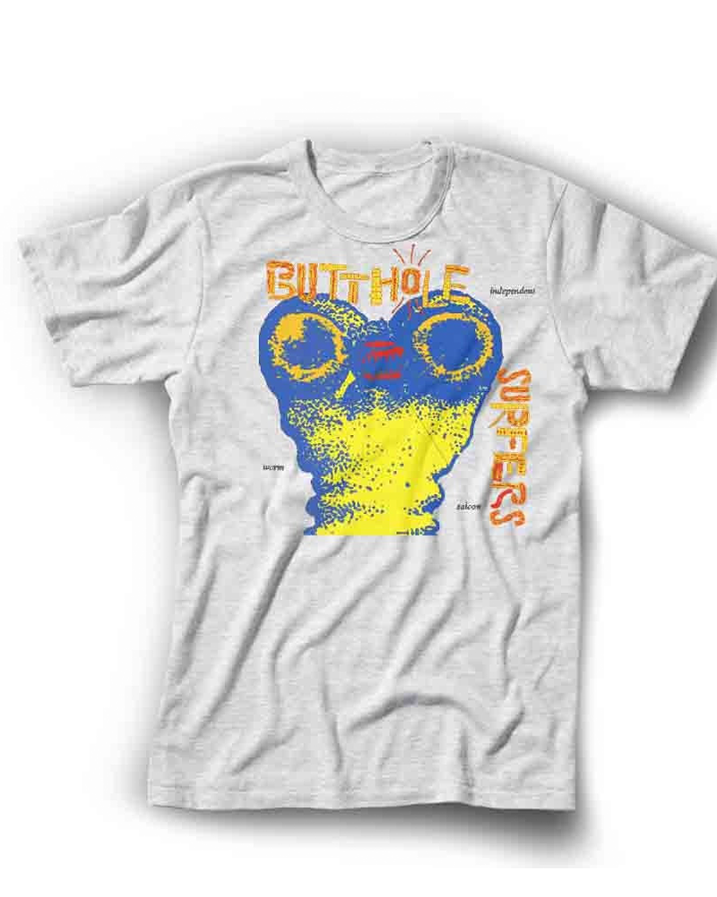 TheRetroTee 90s Alternative Music Worm Graphic Vintage T-Shirt