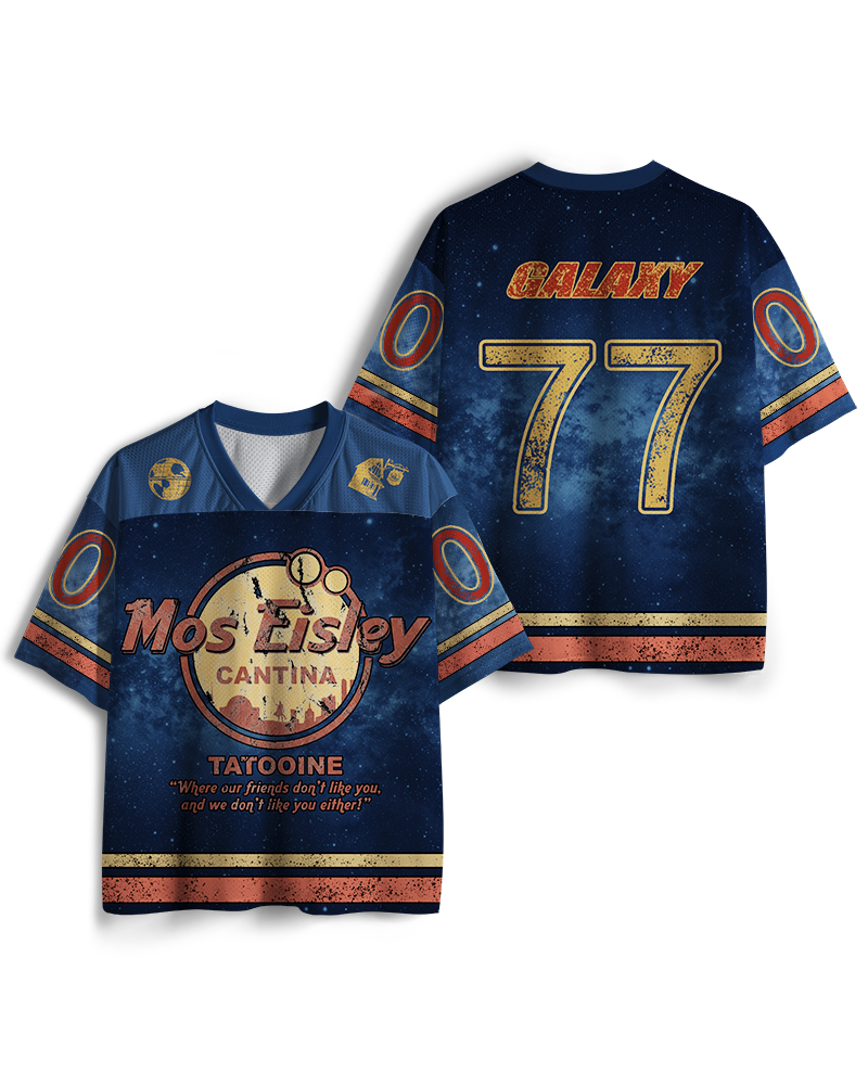 TheRetroTee Mos Eisley Cantina Tatooine 1970s Mesh Jersey