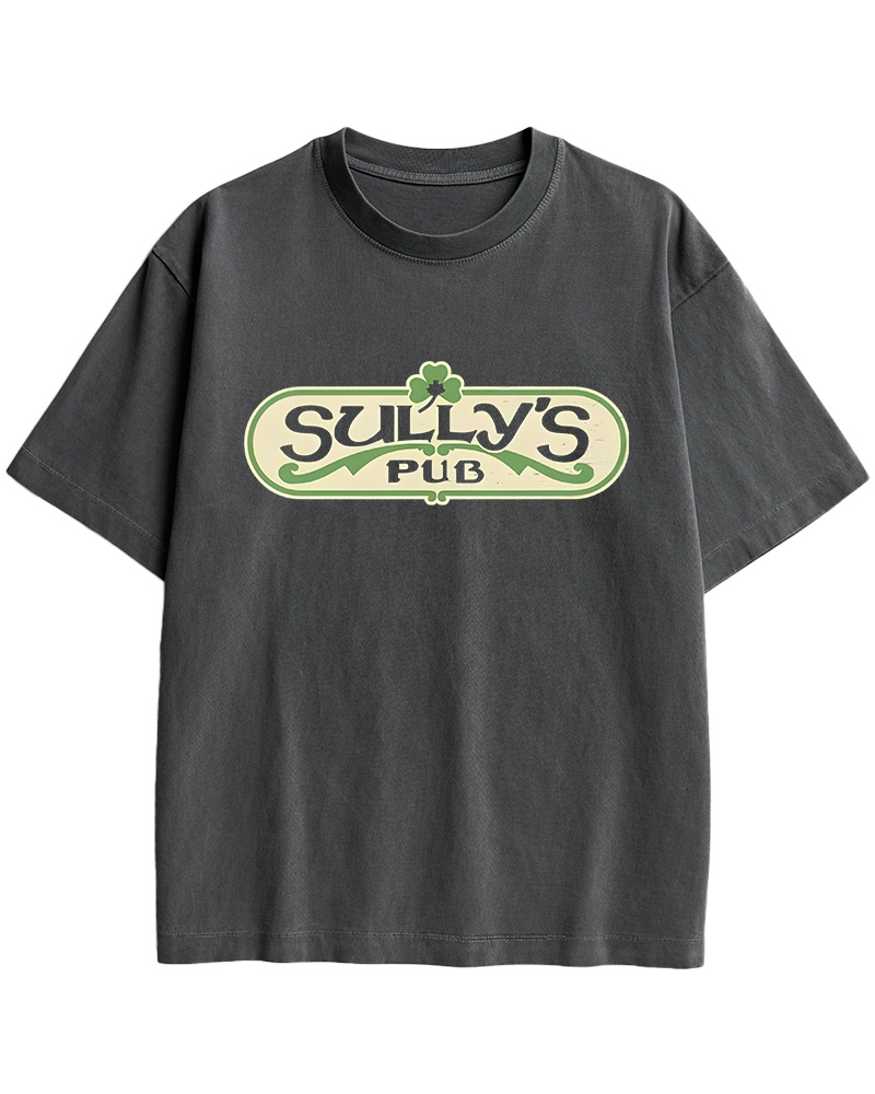 TheRetroTee Sully's Pub Peoria Bar 1980s Cotton T-Shirt