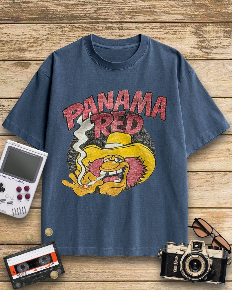 TheRetroTee Vintage Panama Red 1970s T-Shirt