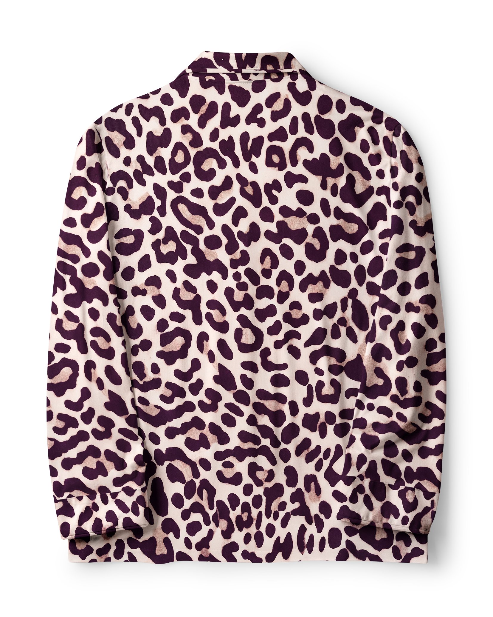 TheRetroTee Dusty Purple Leopard Vintage Pajama Set