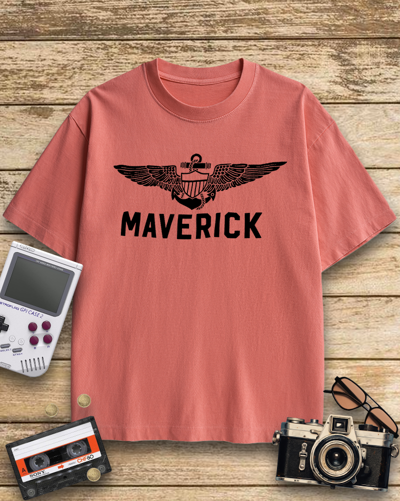 TheRetroTee Maverick. Pilot. Rebel. Legend 1980s T-Shirt