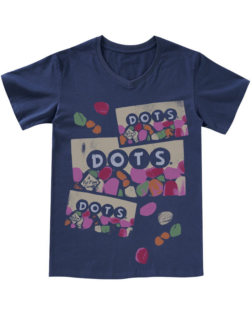 Dots - Logo Juniors V-neck T-Shirt