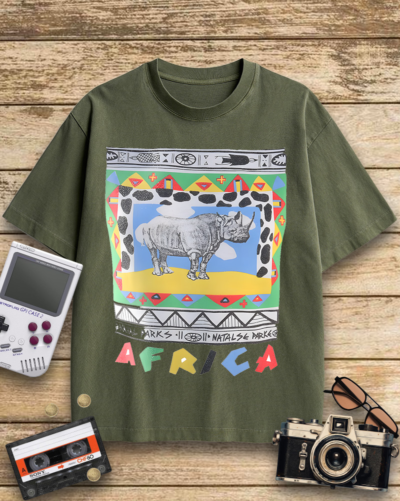 TheRetroTee South Africa Natal Park Animal Cotton T-Shirt