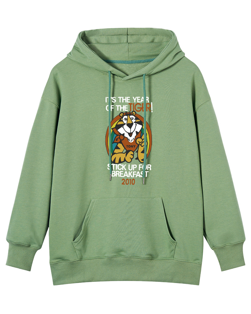 TheRetroTee Frosted Flakes - Year Of The Tiger Juniors 1970s Cotton Hoodie
