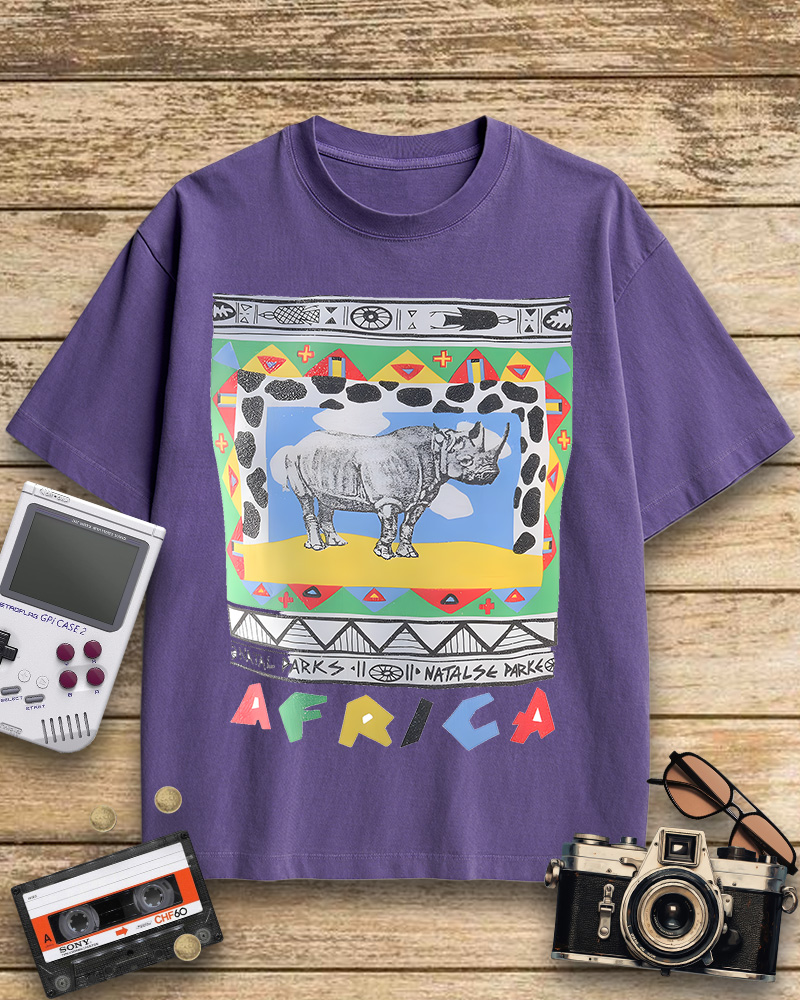 TheRetroTee South Africa Natal Park Animal Cotton T-Shirt