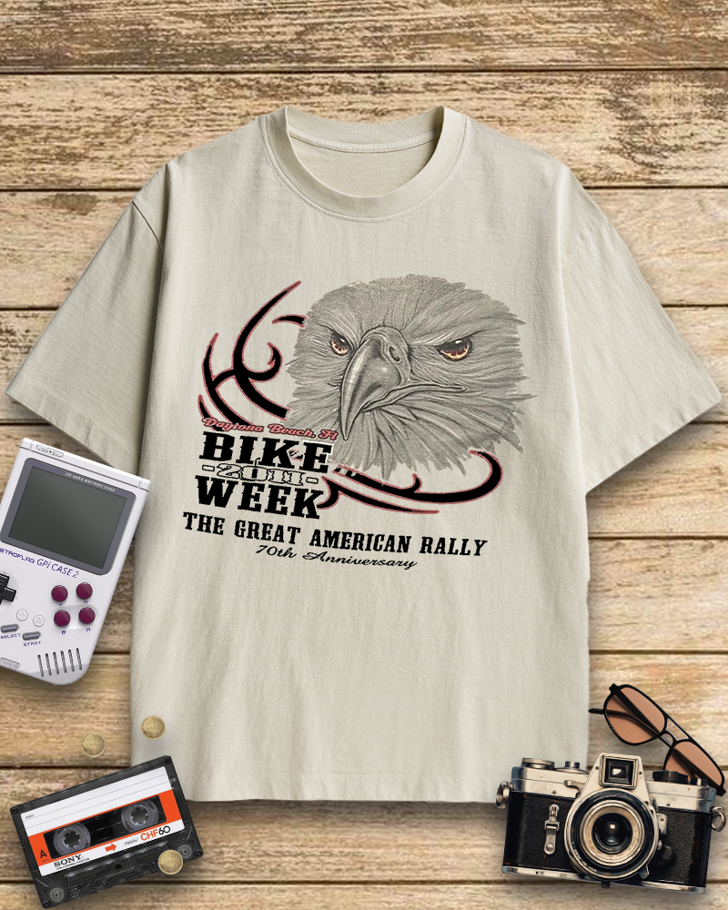 TheRetroTee Vintage Punk Motorcycle Biker Nostalgic T-Shirt