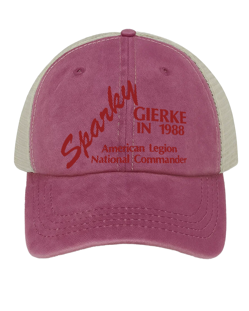TheRetroTee 80s Sparky Gierke IN 88' Trucker Hat