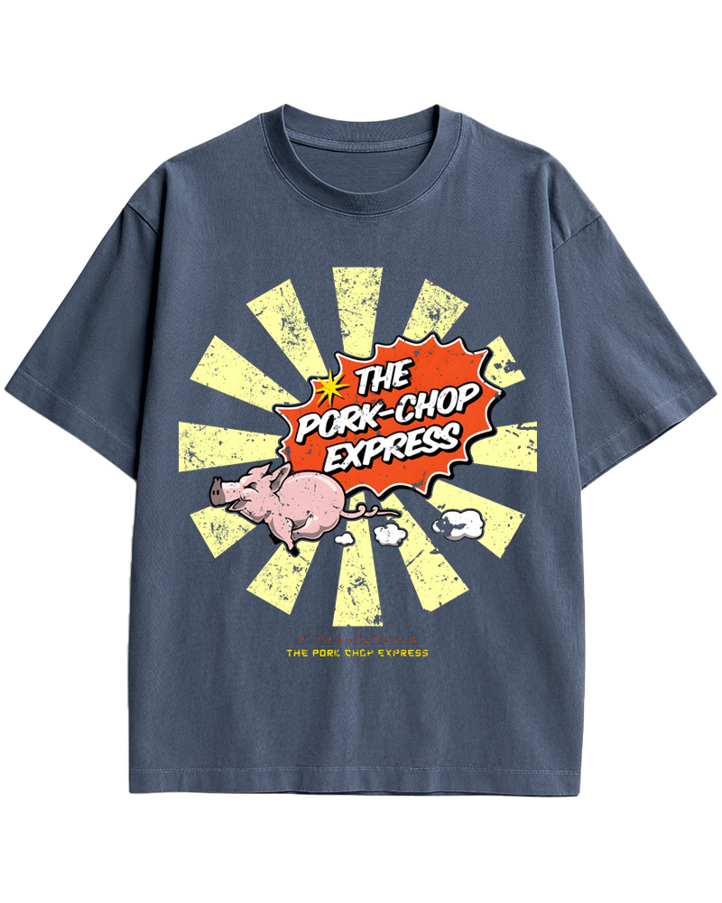 TheRetroTee Retro Humor and Express Graphic Pin-up Cotton T-Shirt