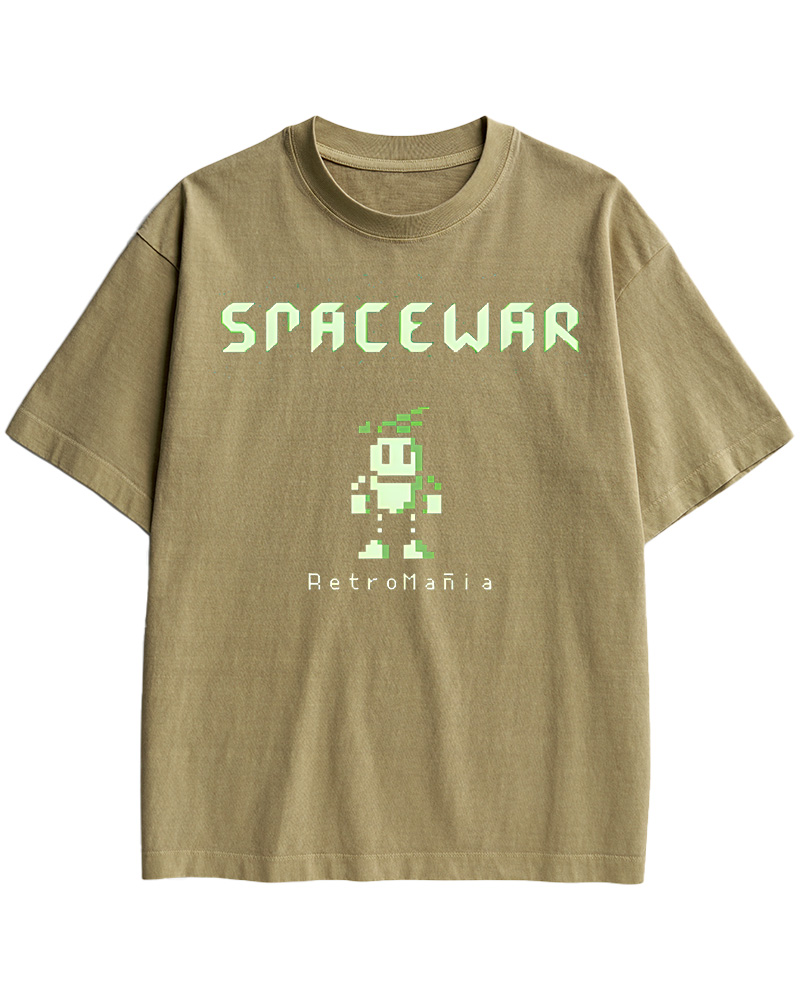 TheRetroTee Spacewar 1970s Cotton T-Shirt