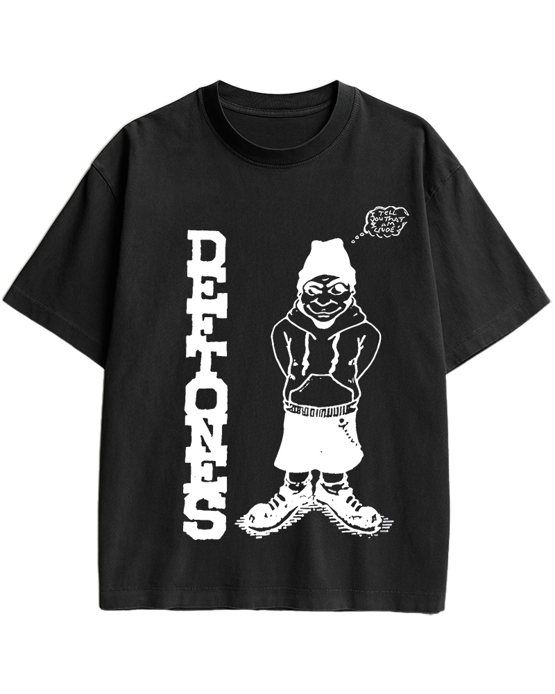 TheRetroTee Deftones 1990s Music Cotton T-Shirt