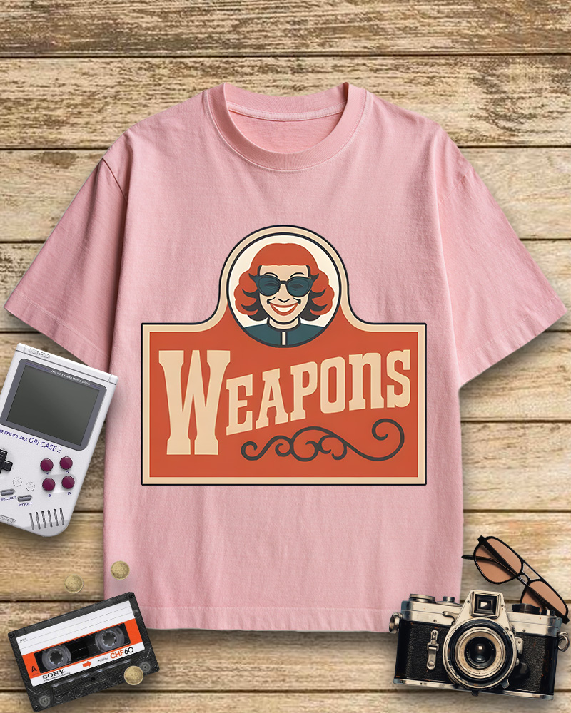 TheRetroTee Weapons Zach Cregger Wendy's 1960s Cotton T-Shirt