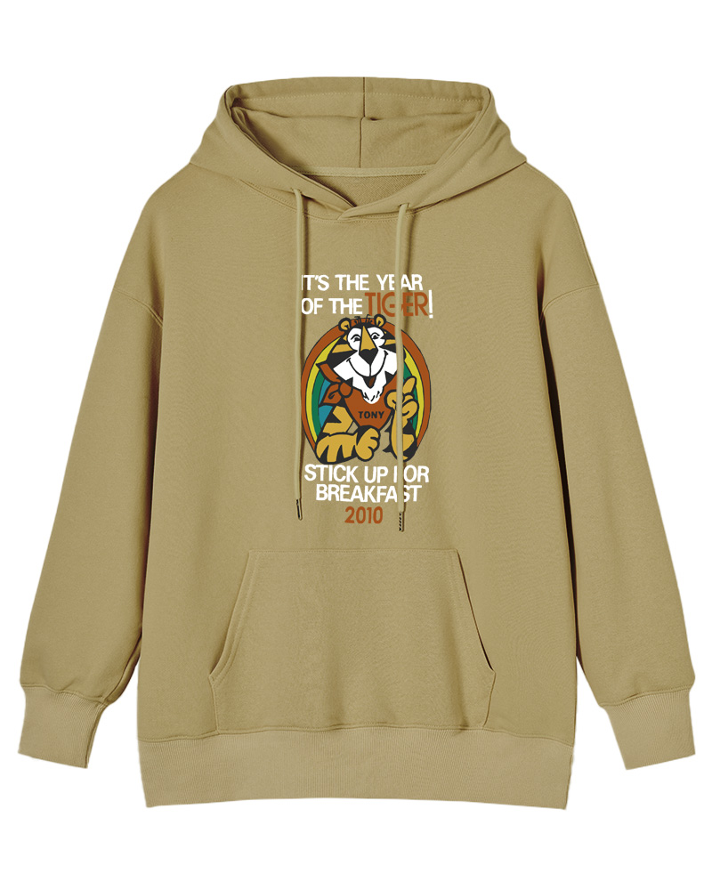 TheRetroTee Frosted Flakes - Year Of The Tiger Juniors 1970s Cotton Hoodie