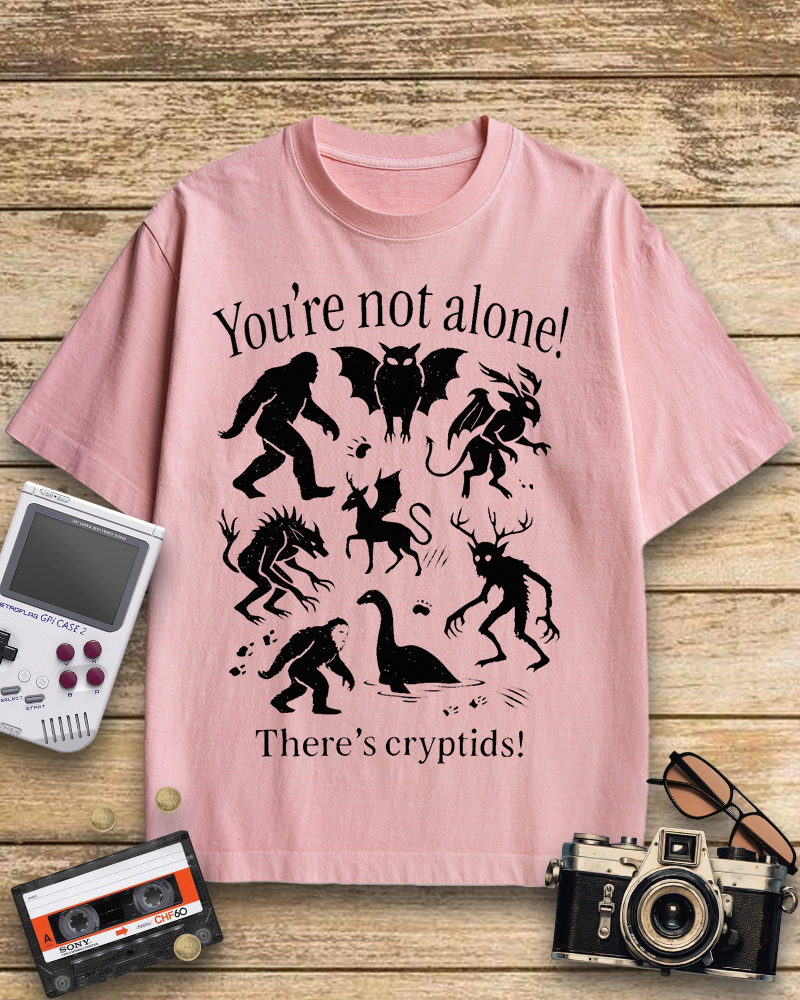 TheRetroTee Cryptid 2000s Cotton T-Shirt