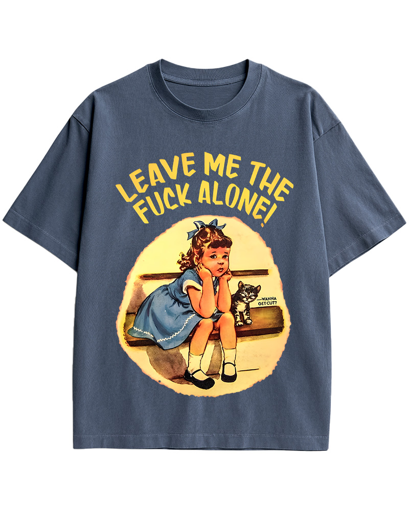 TheRetroTee Everyone Sucks Except My Caт Funny Pin-Up Cotton T-Shirt