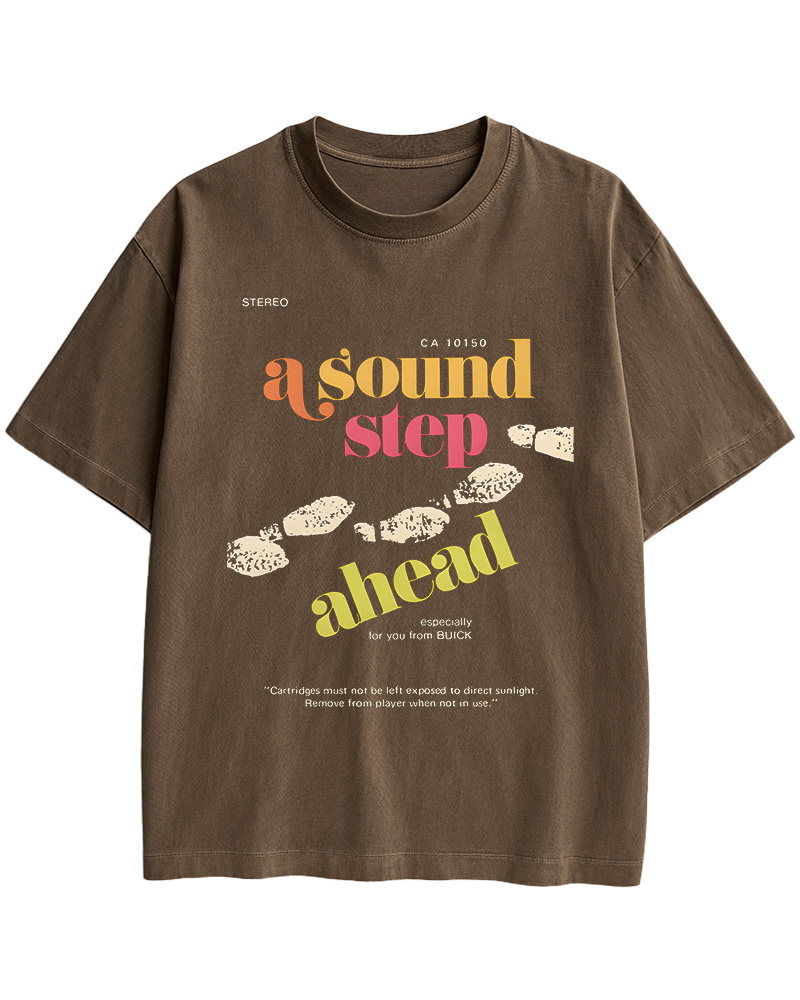 TheRetroTee A Sound Step Ahead Especially For You From Buick 1970s Cotton T-Shirt