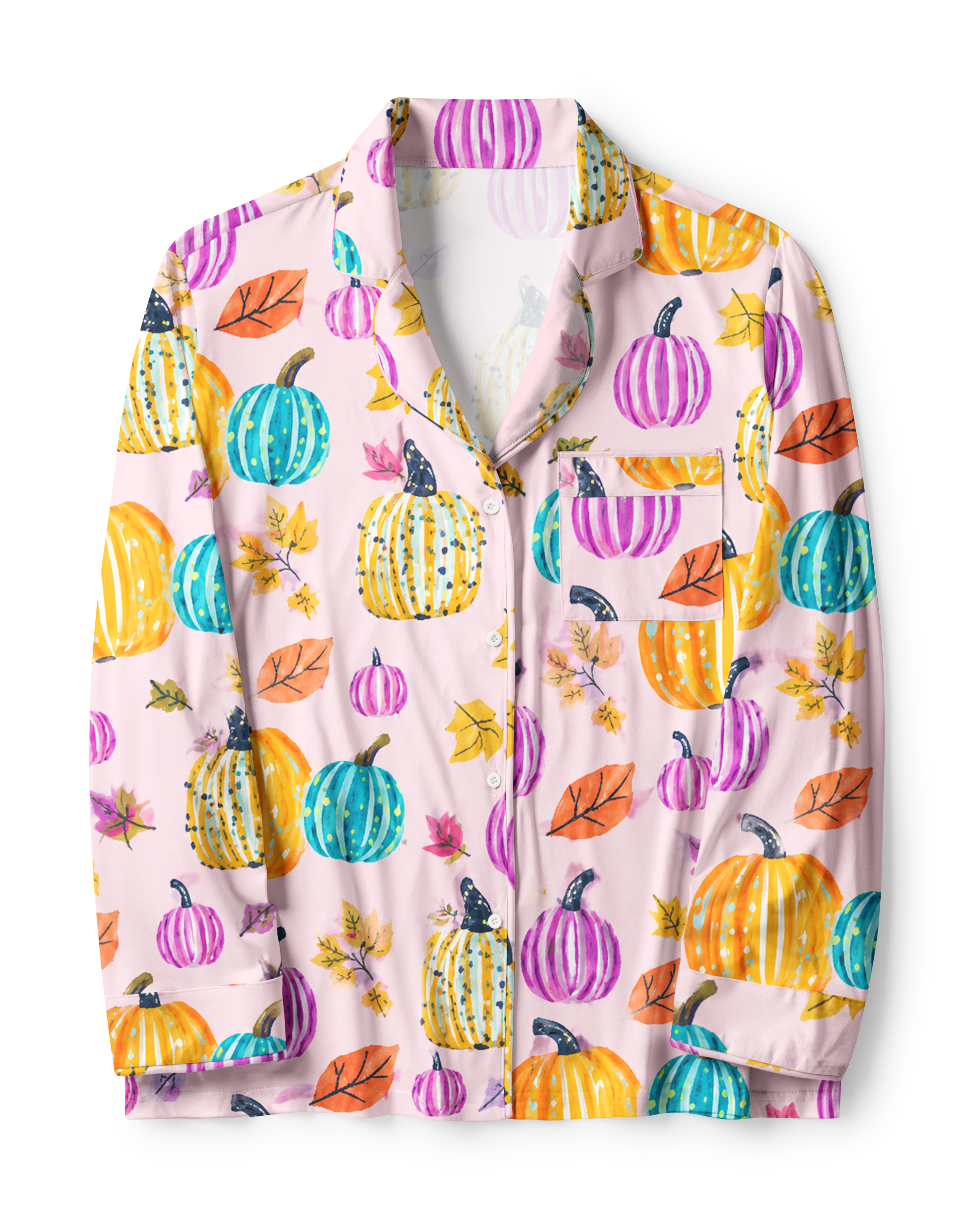 TheRetroTee Harvest Pumpkin Vintage Pajama Set