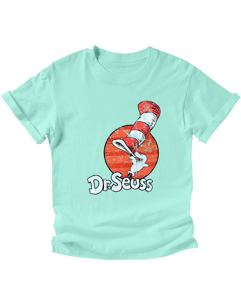 TheRetroTee Dr. Seuss Cat in the Hat 1950s Kids T-Shirt